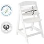 Chaise Haute Évolutive Sit Up III en Bois - ROBA - Réglable en Hauteur - Blanc