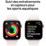 Apple Watch Series 10 GPS + Cellular - 42mm - Boîtier Rose Gold Aluminium - Bracelet Light Blush Sport Band - S/M