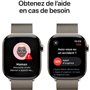 Apple Watch Series 10 GPS + Cellular - 46mm - Boîtier Natural Titanium - Bracelet Natural Milanese Loop - M/L