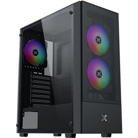 Boîtier PC Moyen Tour sans alim - XIGMATEK HERO II Air 3F (Noir) - ATX/Micro ATX - 3x120mm FRGB - Mesh - USB 3.0/2.0