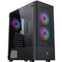 Boîtier PC Moyen Tour sans alim - XIGMATEK HERO II Air 3F (Noir) - ATX/Micro ATX - 3x120mm FRGB - Mesh - USB 3.0/2.0