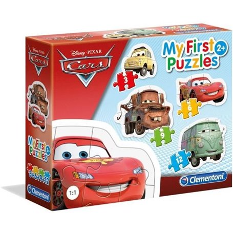 CLEMENTONI - My First Puzzles - Cars - Puzzle évolutif 3-6-9-12 pieces - Mixte - A partir de 2 ans