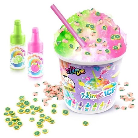 Canal Toys - SO SLIME DIY - Slime Ice Mega Cup - Avec 2 colorants parfumés, 1 cuillere et des décorations - SSC 300