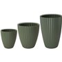 Pot de fleurs - Garden ID - Fancy - 40 x 42 cm - Pour jardin, balcons ou intérieurs - Vert tilleul