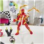 MixMashers Iron Spider Deluxe, figurine 12 cm personnalisable a mélanger et combiner avec accessoires, Marvel, des 4 ans