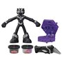 Play-Doh Black Panther, Griffes tranchantes avec figurine flexible et pâte a modeler, des 4 ans, Marvel