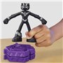 Play-Doh Black Panther, Griffes tranchantes avec figurine flexible et pâte a modeler, des 4 ans, Marvel