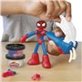 Play-Doh Spider-Man, coffret Mon créateur de toiles avec figurine flexible et pâte a modeler, des 4 ans, Marvel