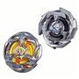 Beyblade X Dual Pack Gale Wyvern 3-60T et Sword Dran 3-80B, 2 toupies de compétition a rotation droite authentiques Takara Tomy,