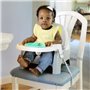 Siege d'apprentissage repas - INGENUITY - Assiette Twist & Dine - Réhausseur - Enfants de 6 mois a 3 ans - Orange et bleu