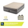 Matelas gonflable - INTEX - Prime Comfort - 2 personnes - 152 x 203 x 51 cm - Gris