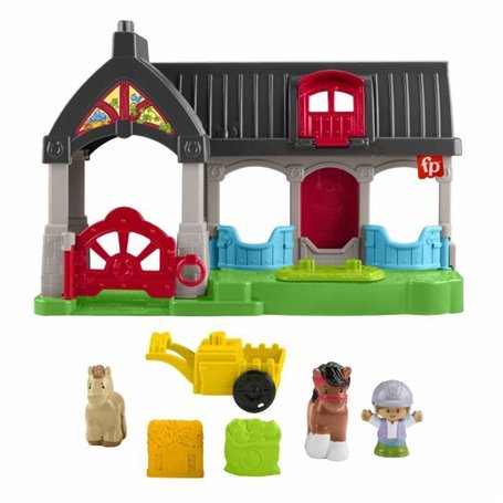 FISHER-PRICE Little People-L'écurie des Joyeux Chevaux avec 6 éléments - Fisher-Price - HWR84