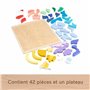 FISHER-PRICE Puzzle en Bois L'Espace-Puzzle 42 pieces pour les petits - Fisher-Price - HXY42