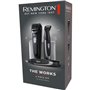 Kit pour la barbe - REMINGTON - The Works - Tondeuse auto-affûtée - Peigne réglable - Autonomie 45 min - USB