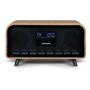 Radio-réveil Bluetooth - THOMSON - Vintage Cosy - 30W, Radio FM, Double alarme, Écran LCD, Chargeur USB-C, Alim. 230V