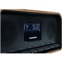 Radio-réveil Bluetooth - THOMSON - Vintage Cosy - 30W, Radio FM, Double alarme, Écran LCD, Chargeur USB-C, Alim. 230V