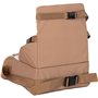 Rehausseur nomade - TINEO - 30 x 28 x 13 cm - Ultra Compact - Camel / Oursons