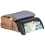 Rehausseur nomade - TINEO - 30 x 28 x 13 cm - Ultra Compact - Camel / Oursons