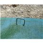 Agrafe métallique - Marque - Modele - 17 x 3,5 cm - Fixation paillages tissés - Résistante