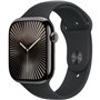 Apple Watch Series 10 GPS + Cellular - 46mm - Boîtier Slate Titanium - Bracelet Black Sport Band - M/L