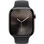 Apple Watch Series 10 GPS + Cellular - 46mm - Boîtier Slate Titanium - Bracelet Black Sport Band - M/L