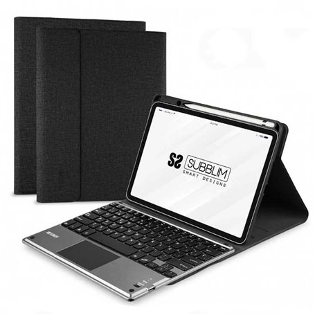 Housse pour Tablette et Clavier Subblim iPad Pro 2020 11 Espagnol Qwerty Noir Multicouleur iPad Pro 11