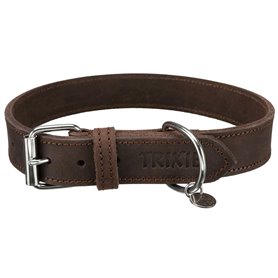 Collier pour Chien Trixie Rustic Brun foncé L 48-56 cm