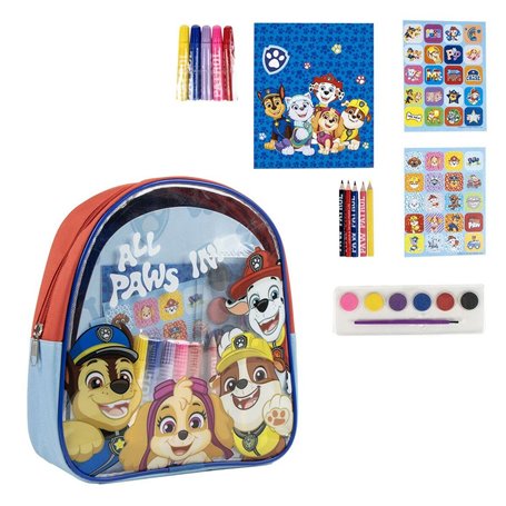 Sac à Dos pour Enfant à Dessiner The Paw Patrol Rouge 22 x 23 x 7 cm