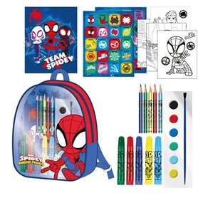 Sac à Dos pour Enfant à Dessiner Spidey Bleu 22 x 23 x 7 cm