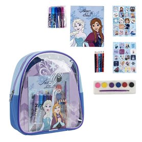 Sac à Dos pour Enfant à Dessiner Frozen Bleu 22 x 23 x 7 cm