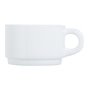 Tasse Luminarc Apilable Empilable Blanc verre 280 ml (6 Unités) (Pack 6x)