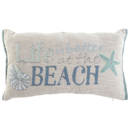 Coussin Home ESPRIT Beach méditerranéen 60 x 10 x 35 cm