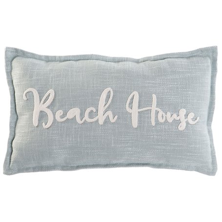 Coussin Home ESPRIT Beach Blanc Bleu ciel méditerranéen 60 x 10 x 35 cm