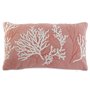 Coussin Home ESPRIT Blanc Corail méditerranéen 60 x 10 x 35 cm