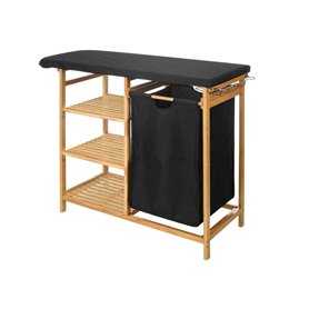 Table à Repasser Kipit 1443FL BAMBOO Noir Tissu Bambou