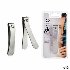 Ciseaux à ongles Berilo 1703240 Argenté Métal (12 Unités)