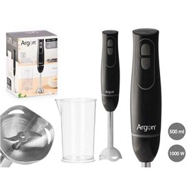 Mixeur plongeant Argon JE-908AB Noir Gris 1000 W