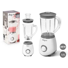 Bol mixeur Argon JE-802A Blanc Gris 350 W 1,5 L