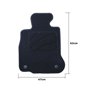Set de tapis de voitures OCC Motorsport OCCBW0032 Bmw F06 Serie 6 Grand Coupe 5 Pièces