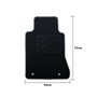 Set de tapis de voitures OCC Motorsport OCCMC0043GD Mercedes W124 Clase E Sedan 5 Pièces