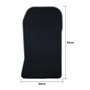 Set de tapis de voitures OCC Motorsport OCCMC0043GD Mercedes W124 Clase E Sedan 5 Pièces