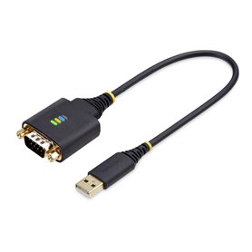 Câble USB Startech 1P1FFC-USB-SERIAL Noir 30 cm