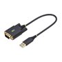 Câble USB Startech 1P1FFC-USB-SERIAL Noir 30 cm