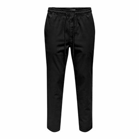 Pantalon de Survêtement pour Adultes Only & Sons Onslinus Taper 0183 Noir Homme