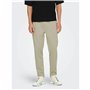 Pantalon de Survêtement pour Adultes Only & Sons Onslinus Crop Tap 0192 Beige Homme