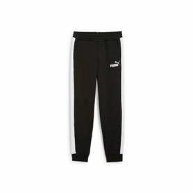 Pantalons de Survêtement pour Enfants Puma Ess Block Noir