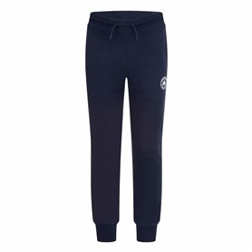 Pantalons de Survêtement pour Enfants Converse Signature Fleece Chuck Patch Bleu foncé Blue marine