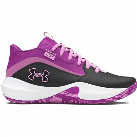 Chaussures de Basket-Ball pour Adultes Under Armour Gs Lockdown Violet