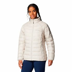 Veste de Sport pour Femme Columbia Powder Lite II Full Zip Blanc