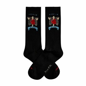 Chaussettes de Sport Jimmy Lion Athletic Frida Heart Noir